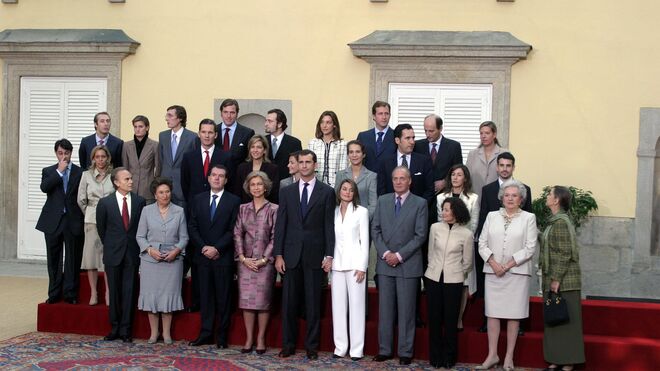 El día del anuncio de compromiso de los entonces Príncipes de Asturias.