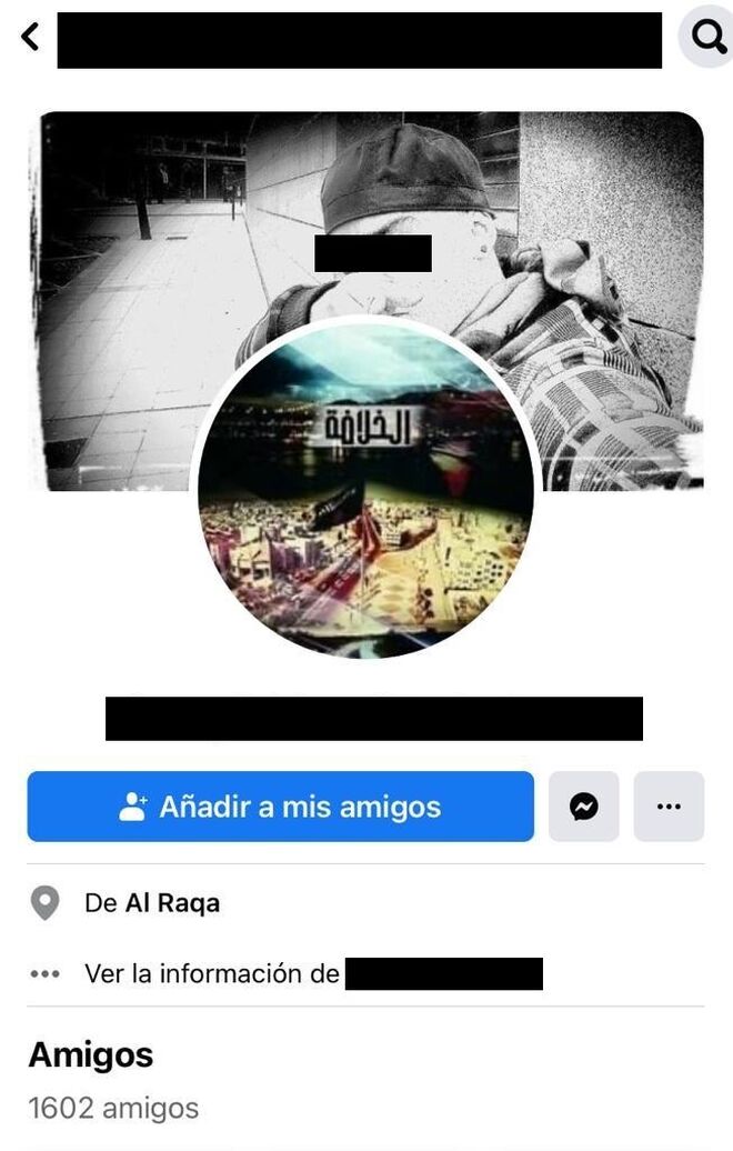 Su perfil de Facebook