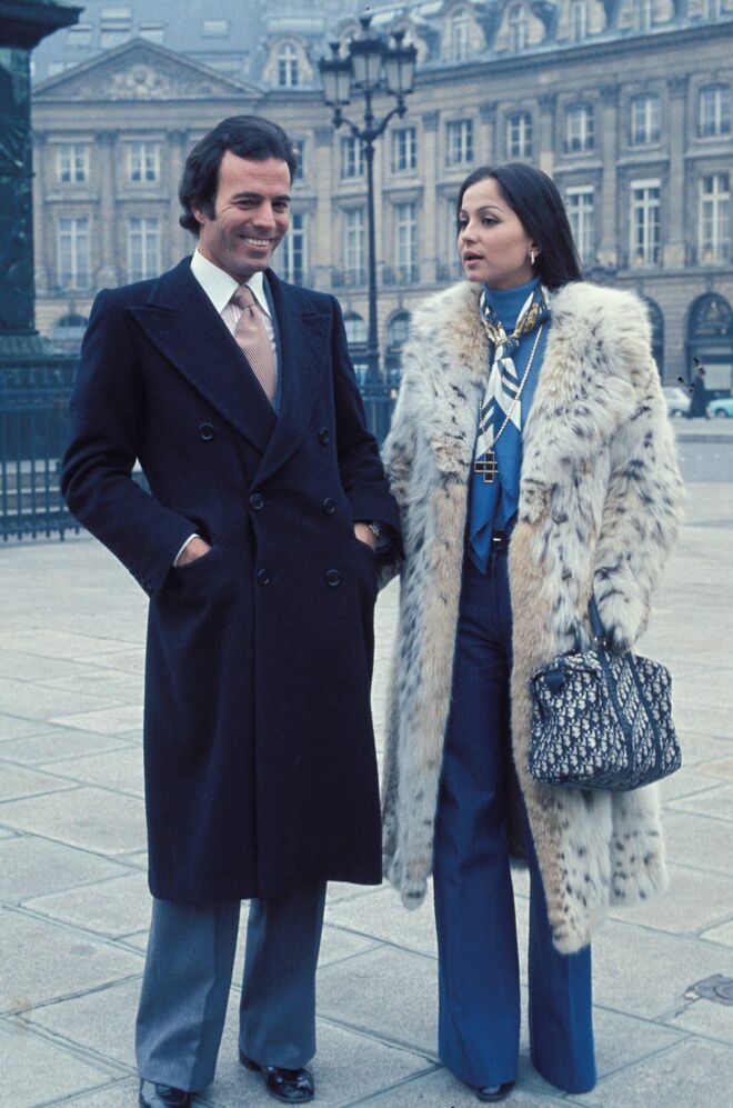 Julio Iglesias e Isabel Preysler en 1970 1
