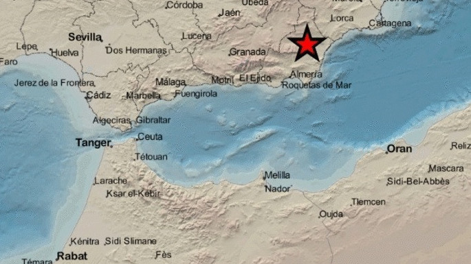 Registrado un terremoto de magnitud 2,6 a escasa profundidad en Albox (Almería)
