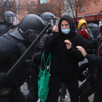 Disturbios tras un acto de Vox en Salt (Girona)