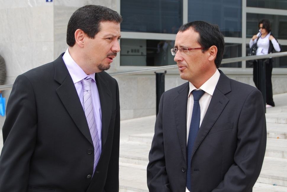 Dionisi Muñoz y Mustafa Aberchán, líderes del PSOE y del CpM en Melilla.