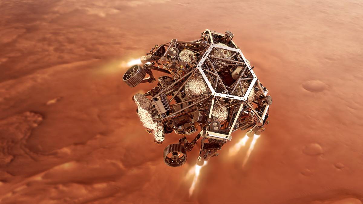 El vehículo Perseverance llega con éxito a la superficie de Marte