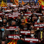 Cataluña: Pinchazo en la manifestación de la ANC para exigir a ERC un Govern independentista