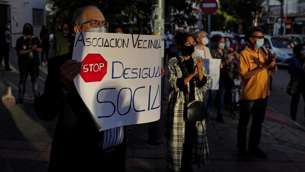 La Policía disuelve una protesta contra