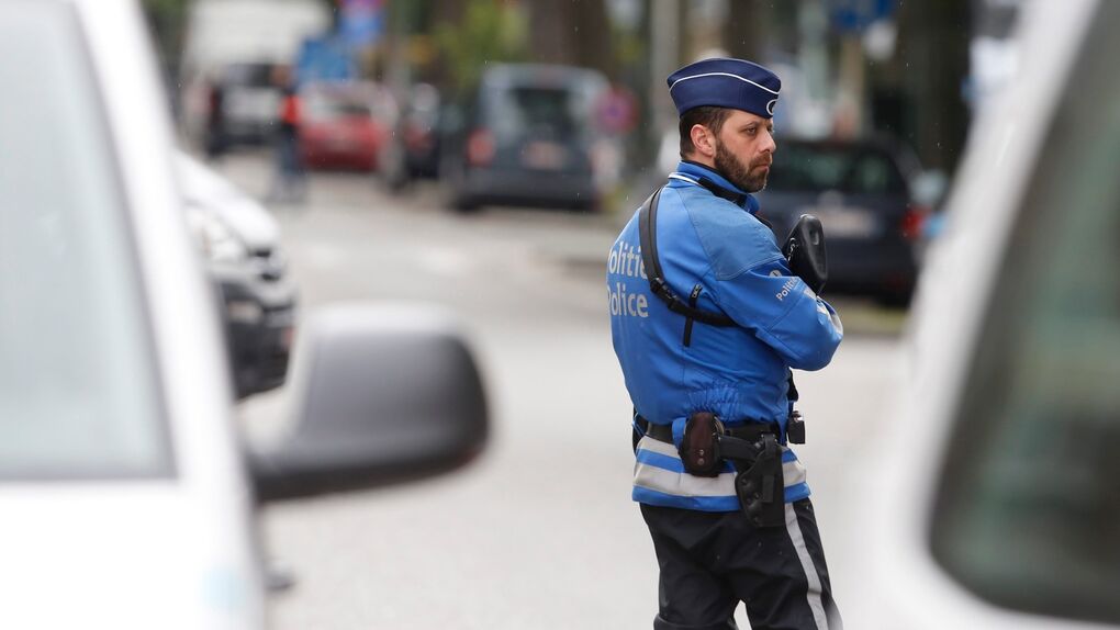 La policía de Bruselas.
