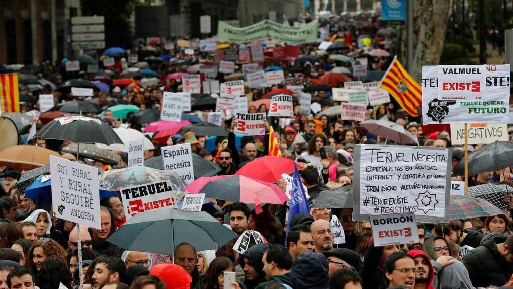 Manifestación de la España Vaciada en Madrid