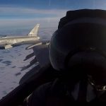 Pilotos del Ejército del Aire, en su despliegue en los Países Bálticos