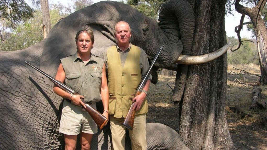 Juan Carlos I pillado cazando elefantes