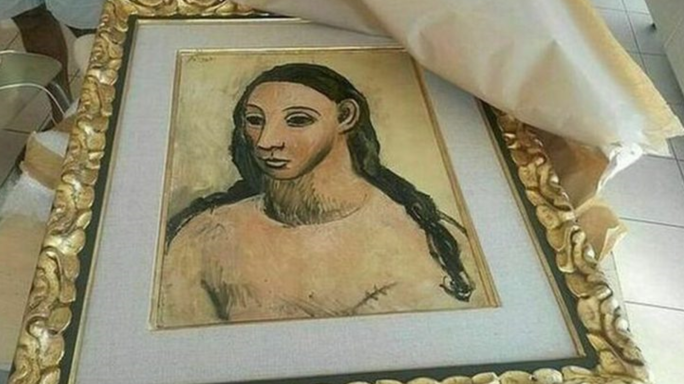 Cuadro cabeza de mujer Picasso