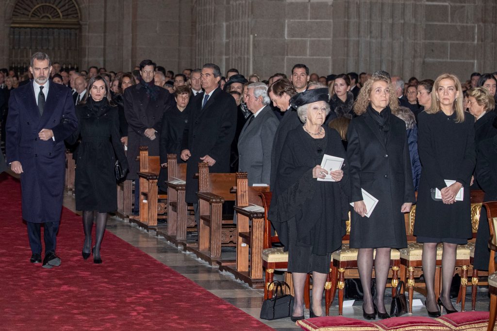Funeral de la infanta Pilar de Borbón