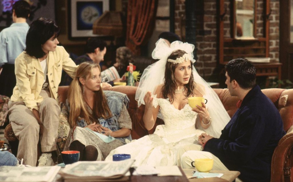 Fotograma del primer episodio de Friends, emitido en 1994.
