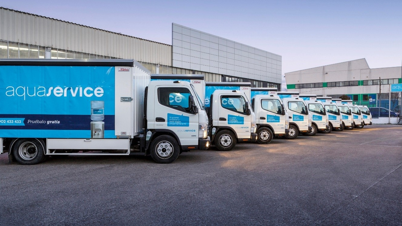 Aquaservice incorpora en España el primer camión 100% eléctrico de reparto urbano