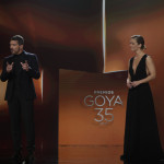 Los presentadores de los Goya Antonio Banderas y María Casado ©Miguel Córdoba – Cortesía de la Academia de Cine