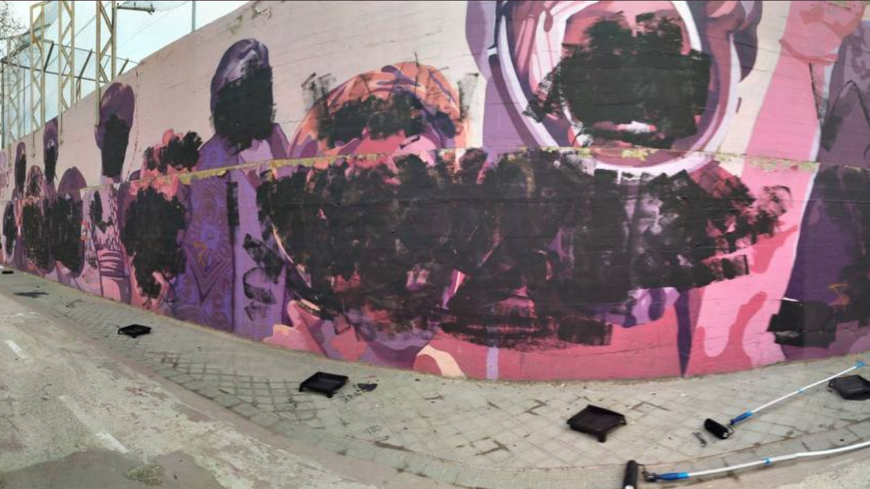 Mural feminista de Ciudad Lineal