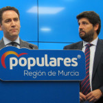 Teodoro García Egea y Fernando López Miras.