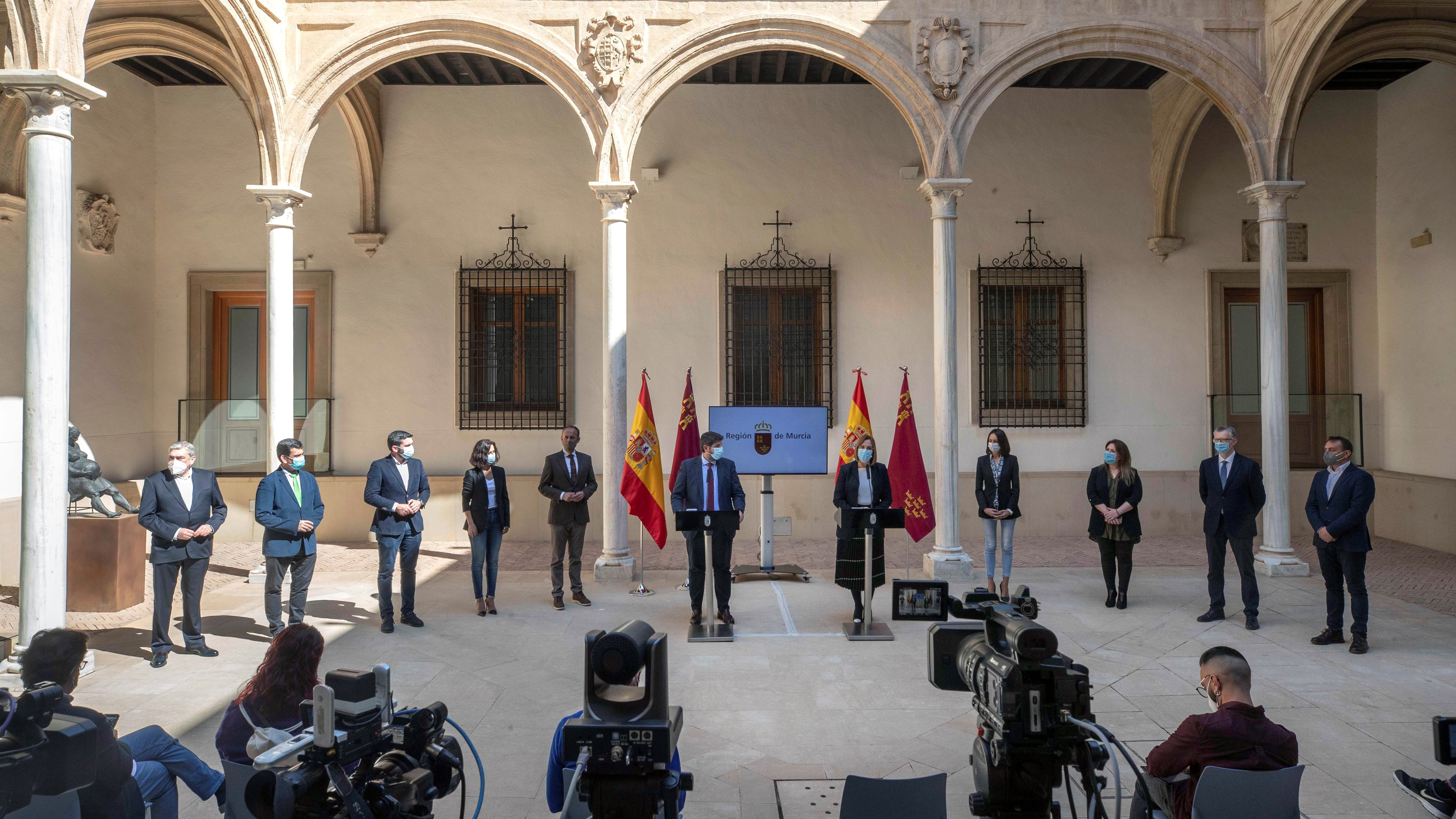 Toman posesión de sus cargos como consejeros del Gobierno de Murcia los tres diputados de Cs