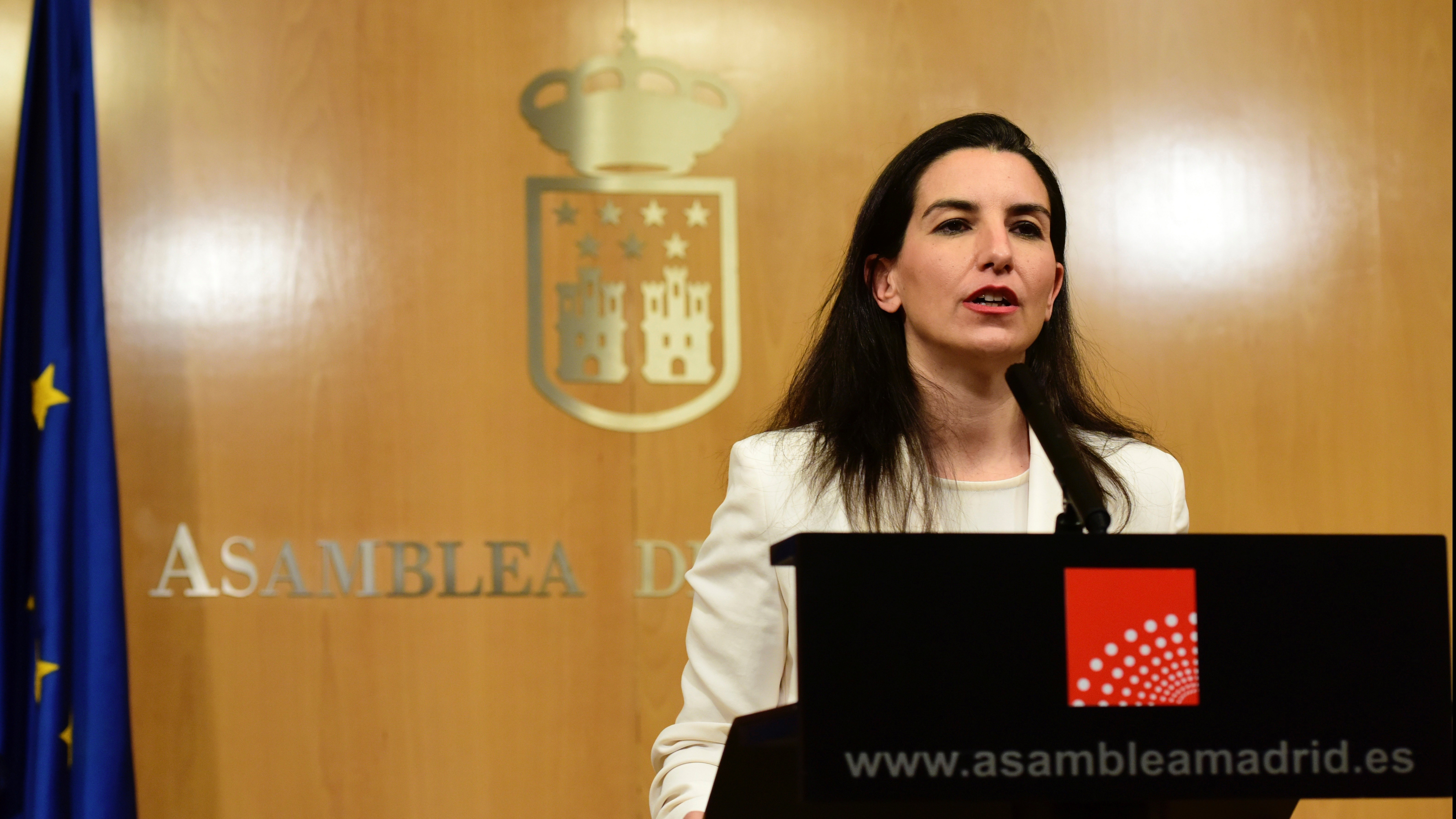 Rocío Monasterio en la Asamblea de Madrid