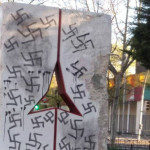 Vandalizan un monumento a las Brigadas Internacionales en Madrid con esvásticas nazis
