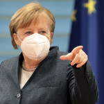 Merkel recibe la primera dosis de la vacuna de AstraZeneca