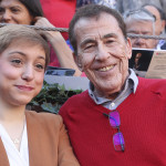 Fernando Sánchez Dragó y su novia Emma Prieto.