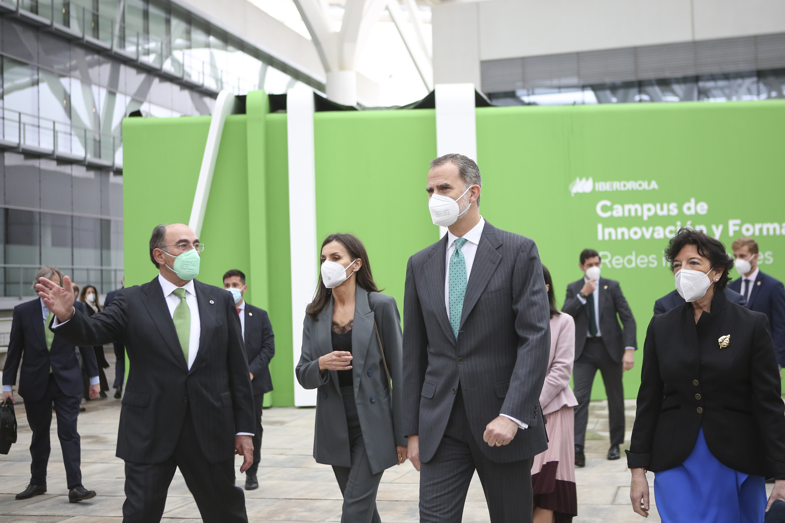 SSMM los Reyes, acompañados de Ignacio Galán, visitan el Campus de Innovación y Formación de Iberdrola