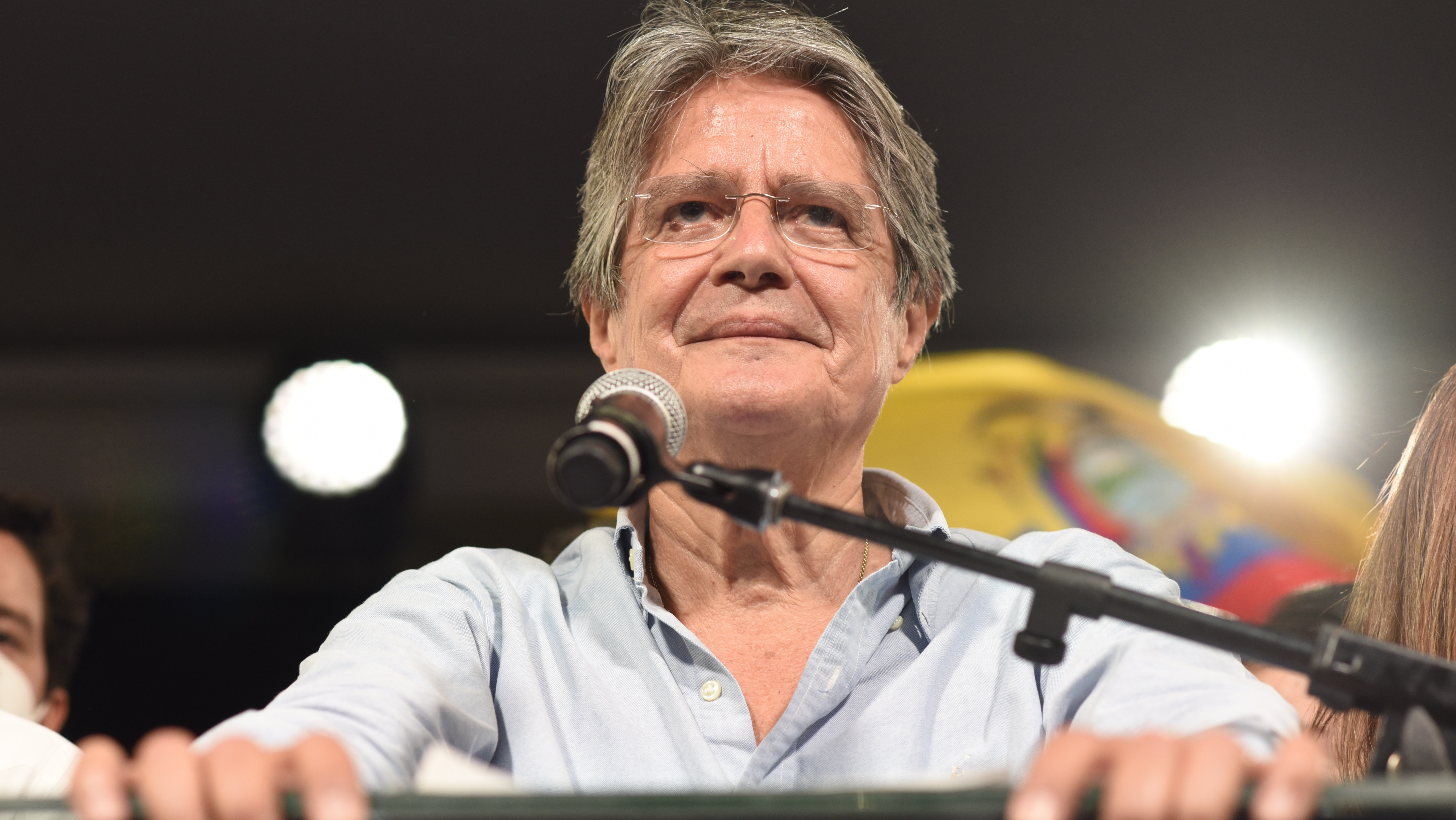 Lasso se declara vencedor y dice que es un día histórico para Ecuador