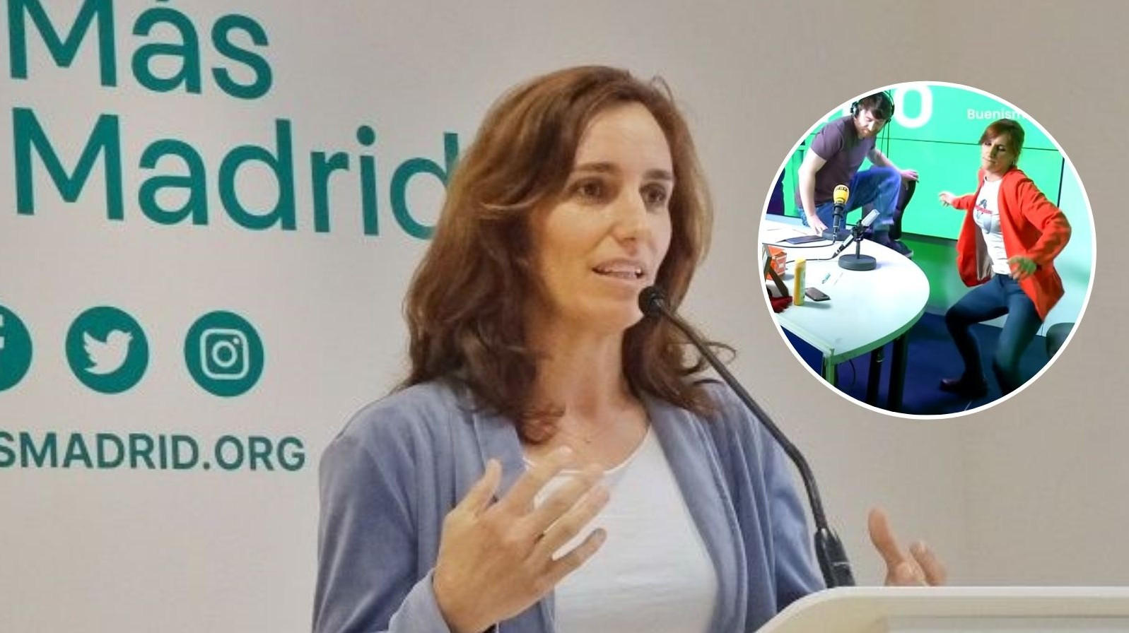 Mónica García lo da todo bailando reguetón en la radio