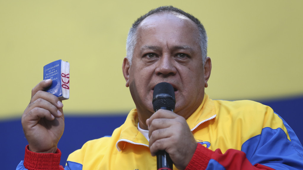 El ministro del Interior Diosdado Cabello.