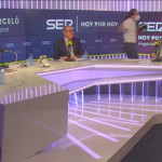 Pablo Iglesias abandona el debate electoral de la Cadena SER.
