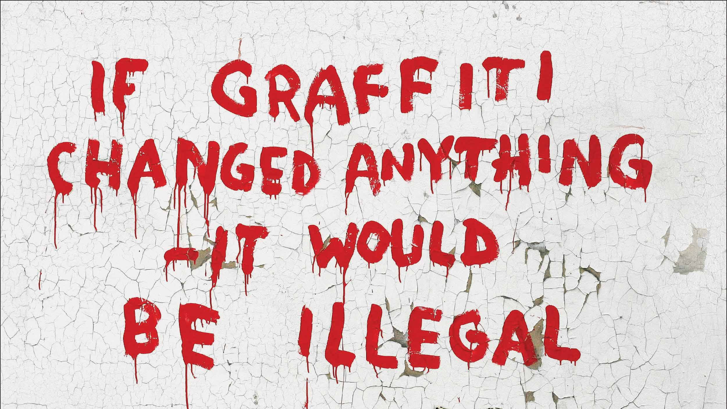 Popular obra del artista callejero Banksy