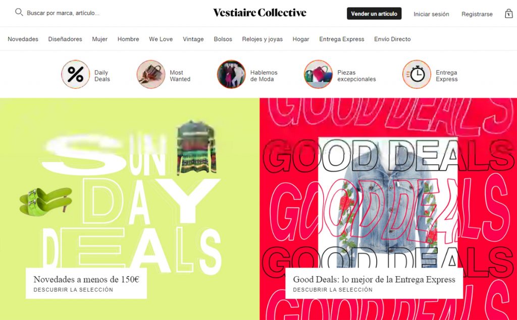 Vestiaire Collective: compra y vende moda de marca de segunda mano.