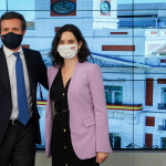 El presidente del PP, Pablo Casado, y la presidenta madrileña, Isabel Díaz Ayuso.
