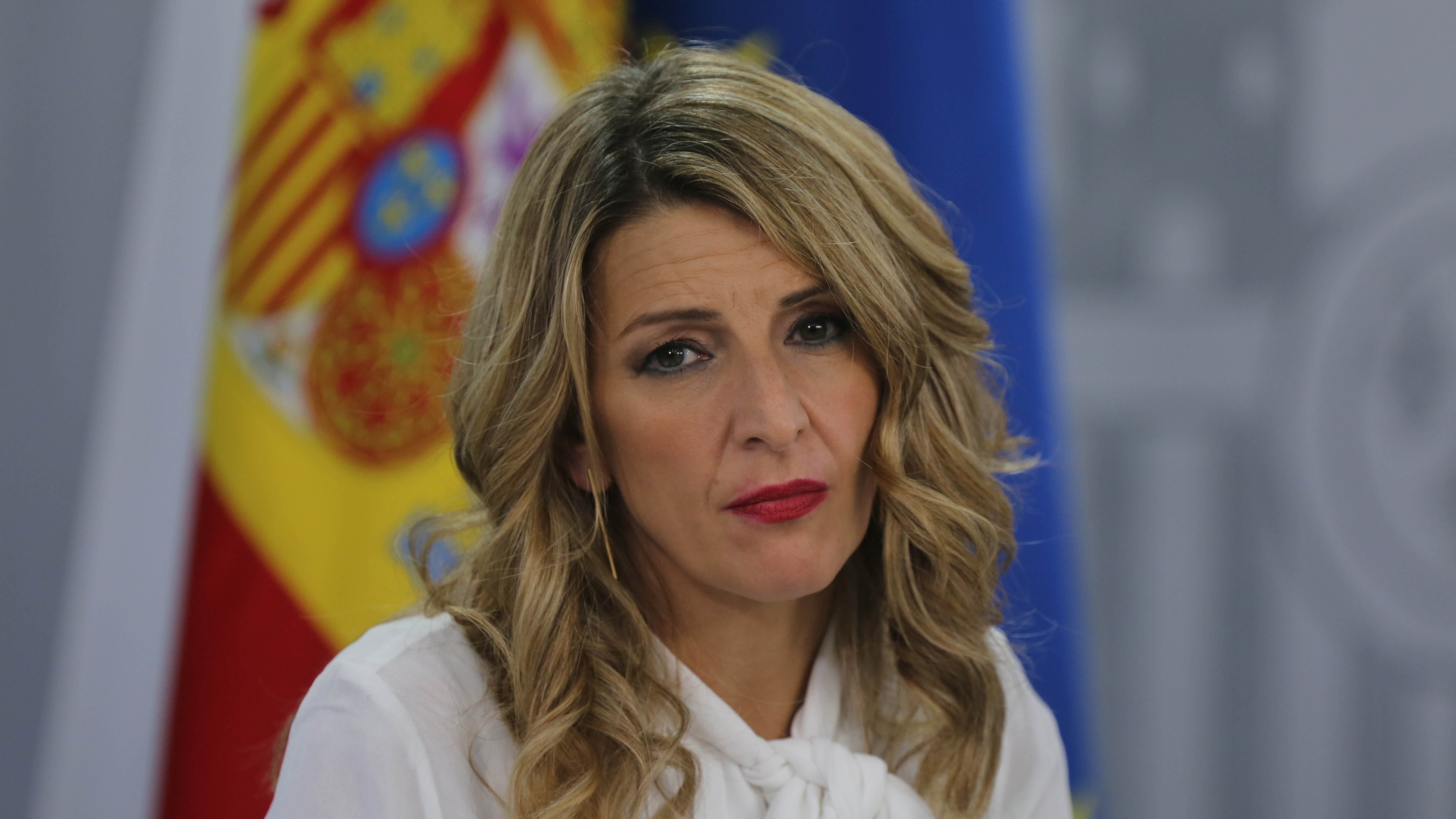a vicepresidenta tercera y ministra de Trabajo y Economía, Yolanda Díaz.