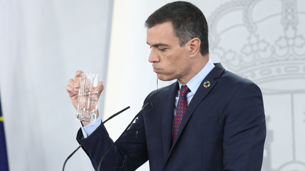 El presidente del Gobierno, Pedro Sánchez