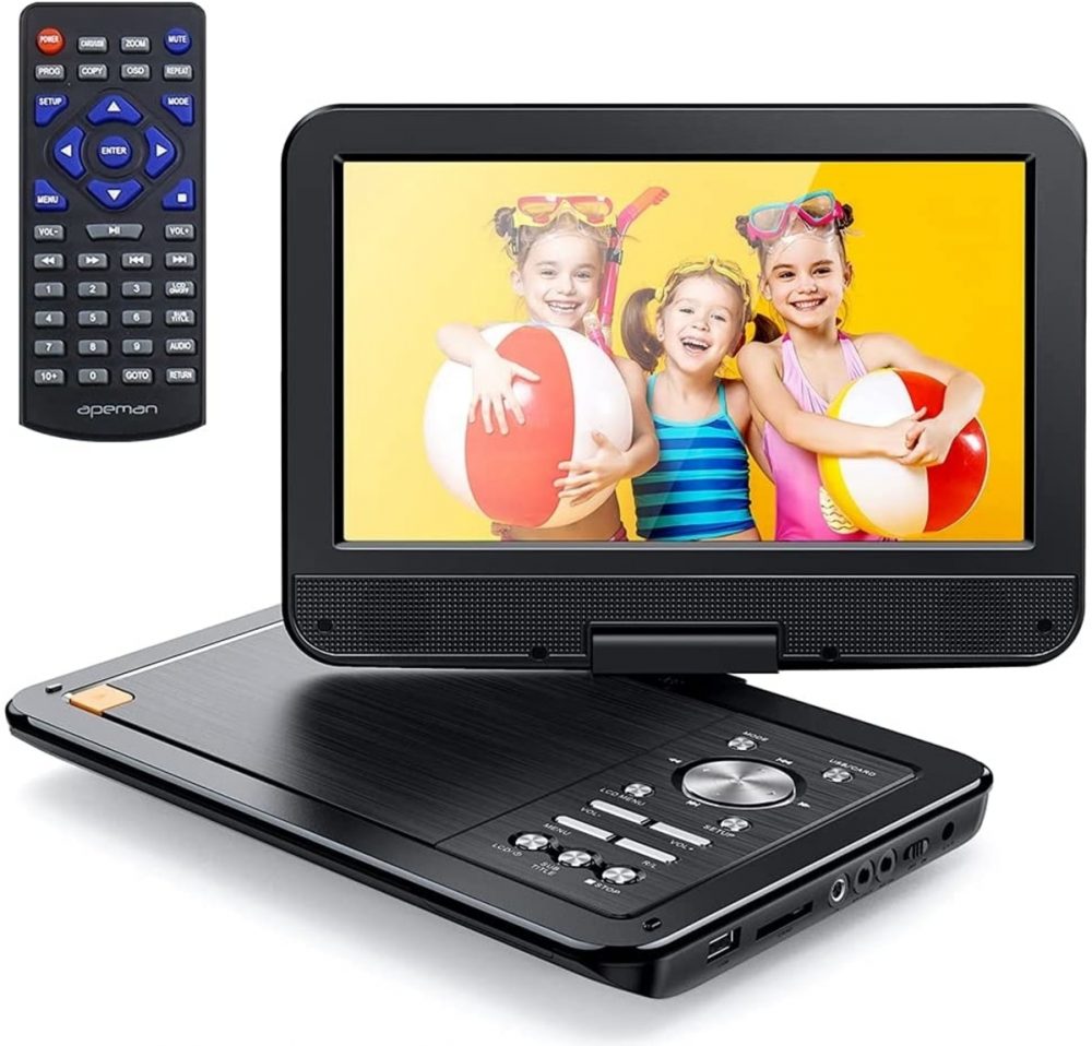 Reproductor DVD portátil saca provecho a