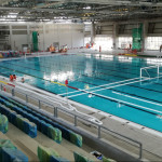 Una piscina olímpica.