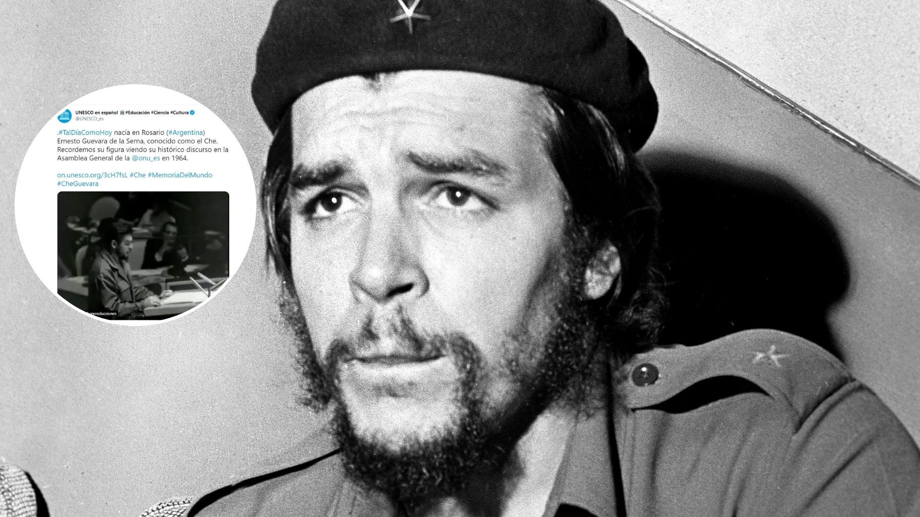 Polémica con la Unesco por conmemorar el nacimiento del Che Guevara