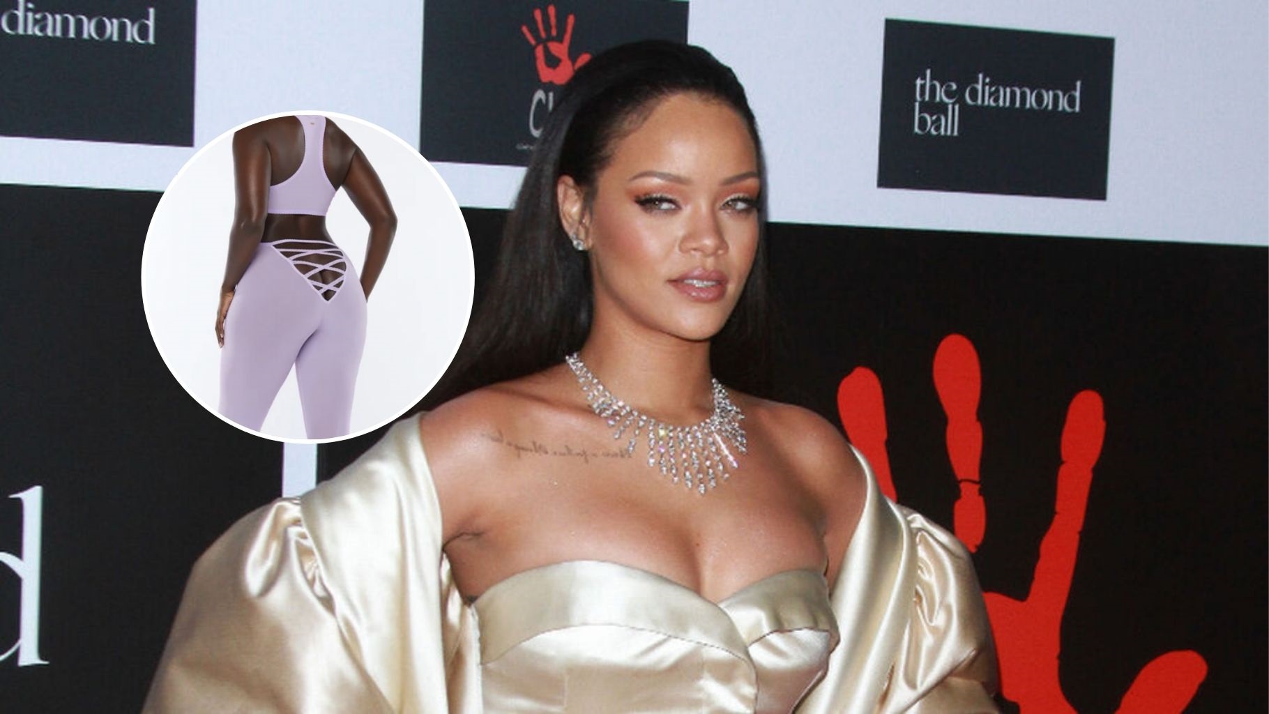 Rihanna saca unos polémicos leggings con escote en el trasero