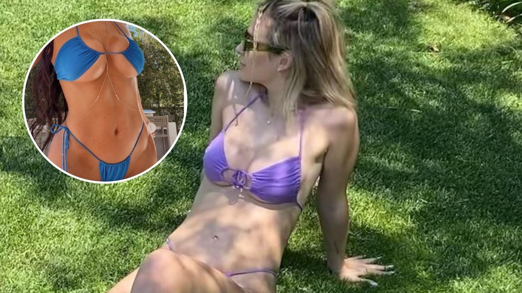 Laura Escanes, muy sexy con la última moda de ponerse el bikini del revés