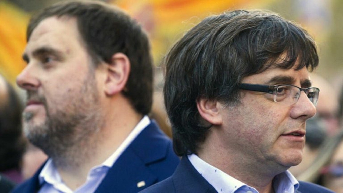 Oriol Junqueras y Carles Puigdemont