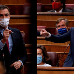 Primer cara a cara de Sánchez y Casado en 2022 con el tsunami electoral de fondo