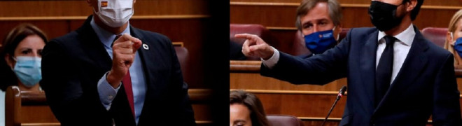 Primer cara a cara de Sánchez y Casado en 2022 con el tsunami electoral de fondo