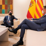 Pedro Sánchez admite que las posiciones entre Gobierno y Generalitat "están muy lejos"