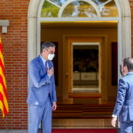 Sánchez inicia el giro 'españolista': aparca la sedición y enfría la mesa con la Generalitat