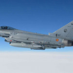 Un Eurofighter del Ejército del Aire, como los que se destinarán a Canarias con el Proyecto Halcón