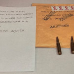 Carta con balas dirigida a Iglesias, Marlaska y Gámez.