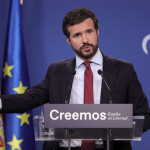 Casado acusa a Sánchez de "vender" otra vez la cesión del 55% de los fondos UE