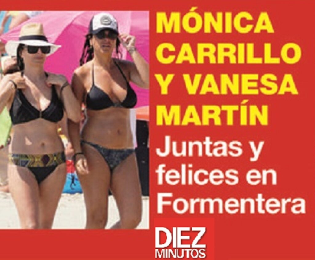 Mónica Carrillo y Vanesa Martín, juntas de vacaciones en Formentera