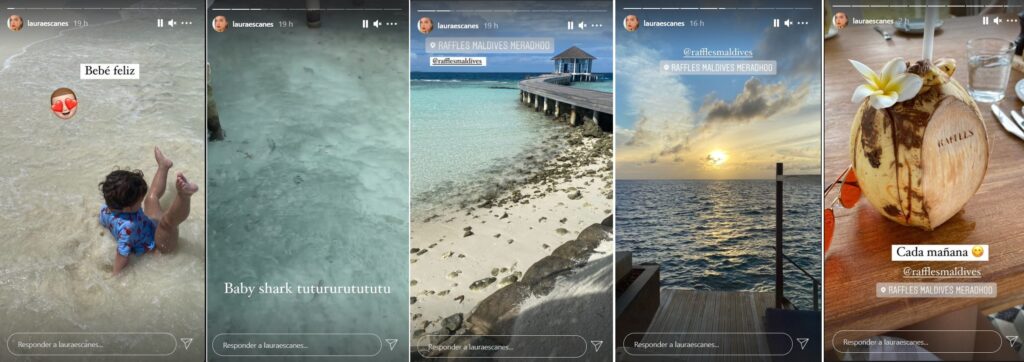 Laura Escanes publica fotos de sus vacaciones de lujo en Maldivas